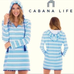 Cabana Life Hooded Coverup Size M